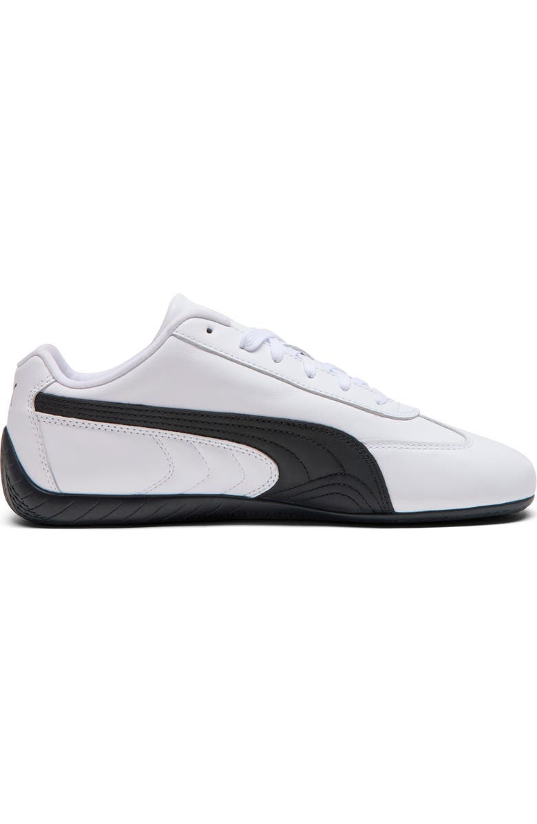 PUMA Speedcat Full Leather Sneaker, Alternate, color, Puma White/ Puma Black