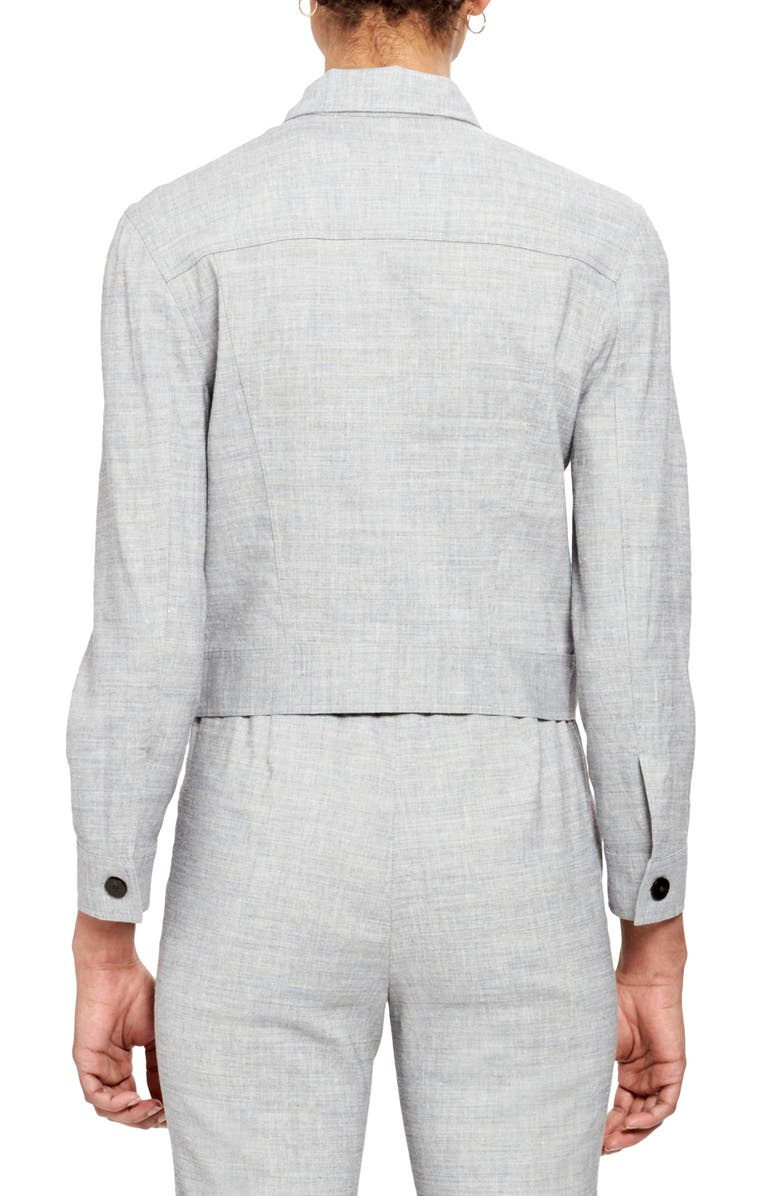 Theory Cropped Jacket, Alternate, color,