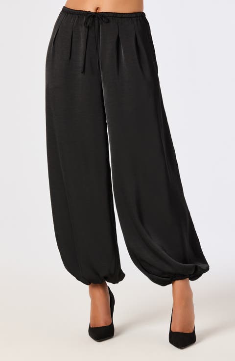 Airen Satin Jogger Pants