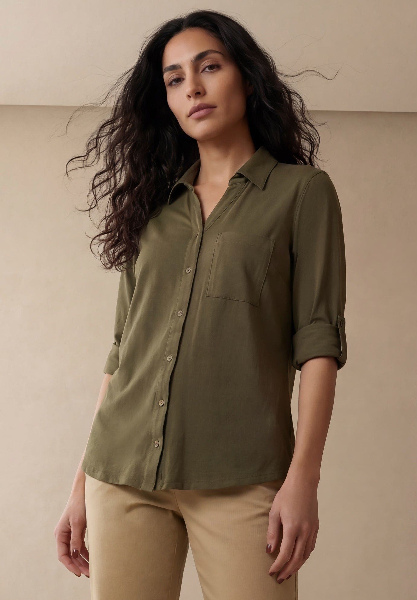 selected DARK OLIVE GREEN