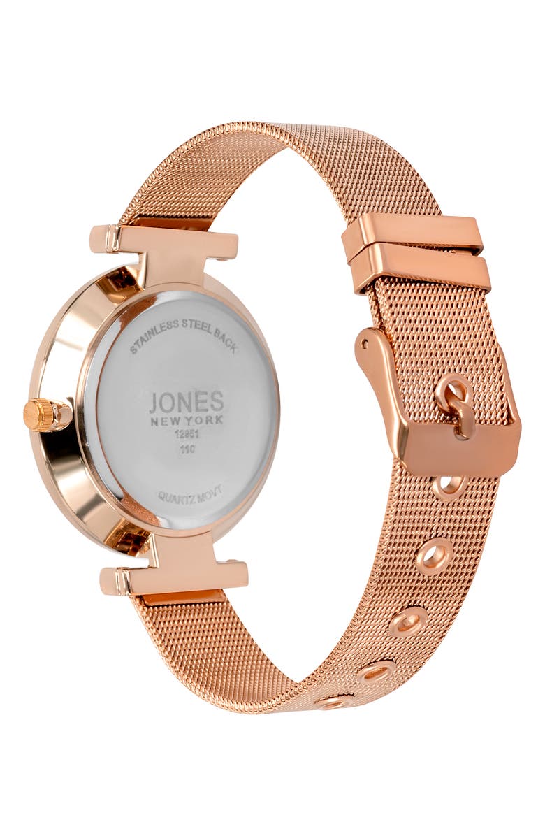 Jones New York Mesh Strap Watch, 36mm, Alternate, color, 