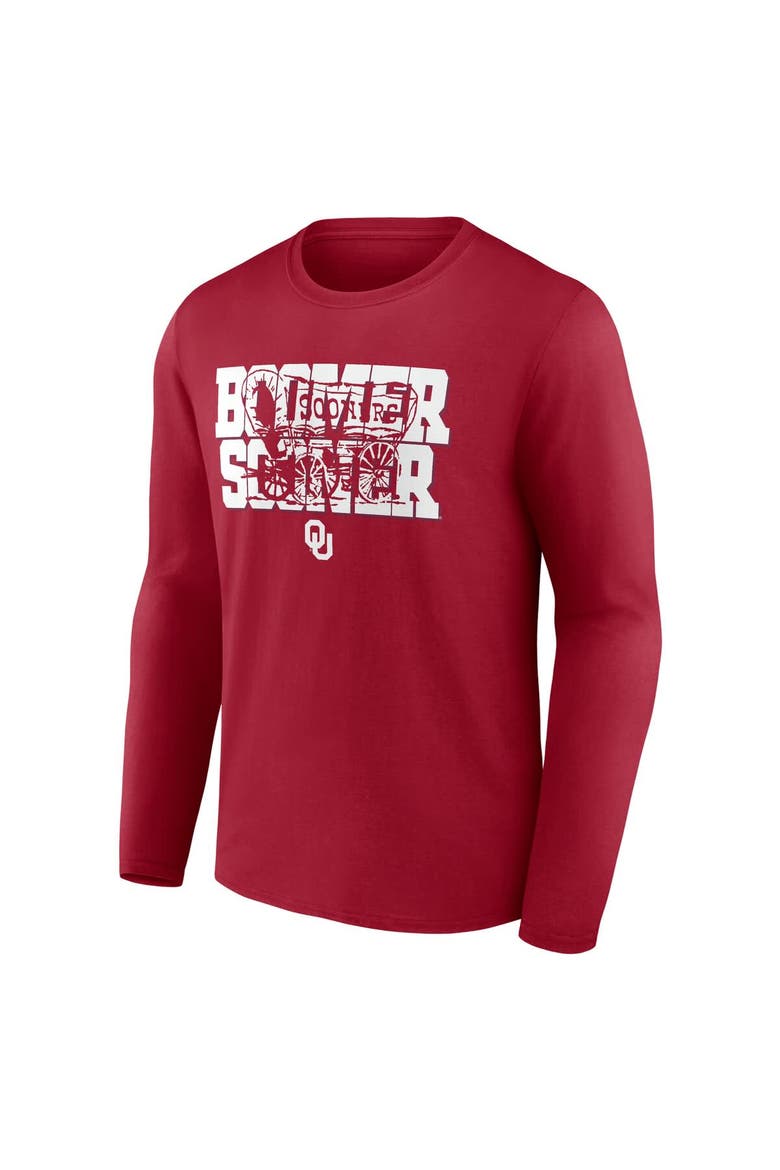 Men's Crimson Oklahoma Sooners Honored Long Sleeve T-Shirt, Alternate, color, Crimson