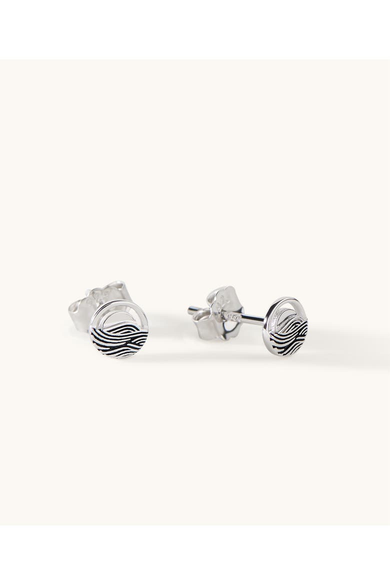 The Soma Sunset Stud Earrings, Main, color, Sterling Silver