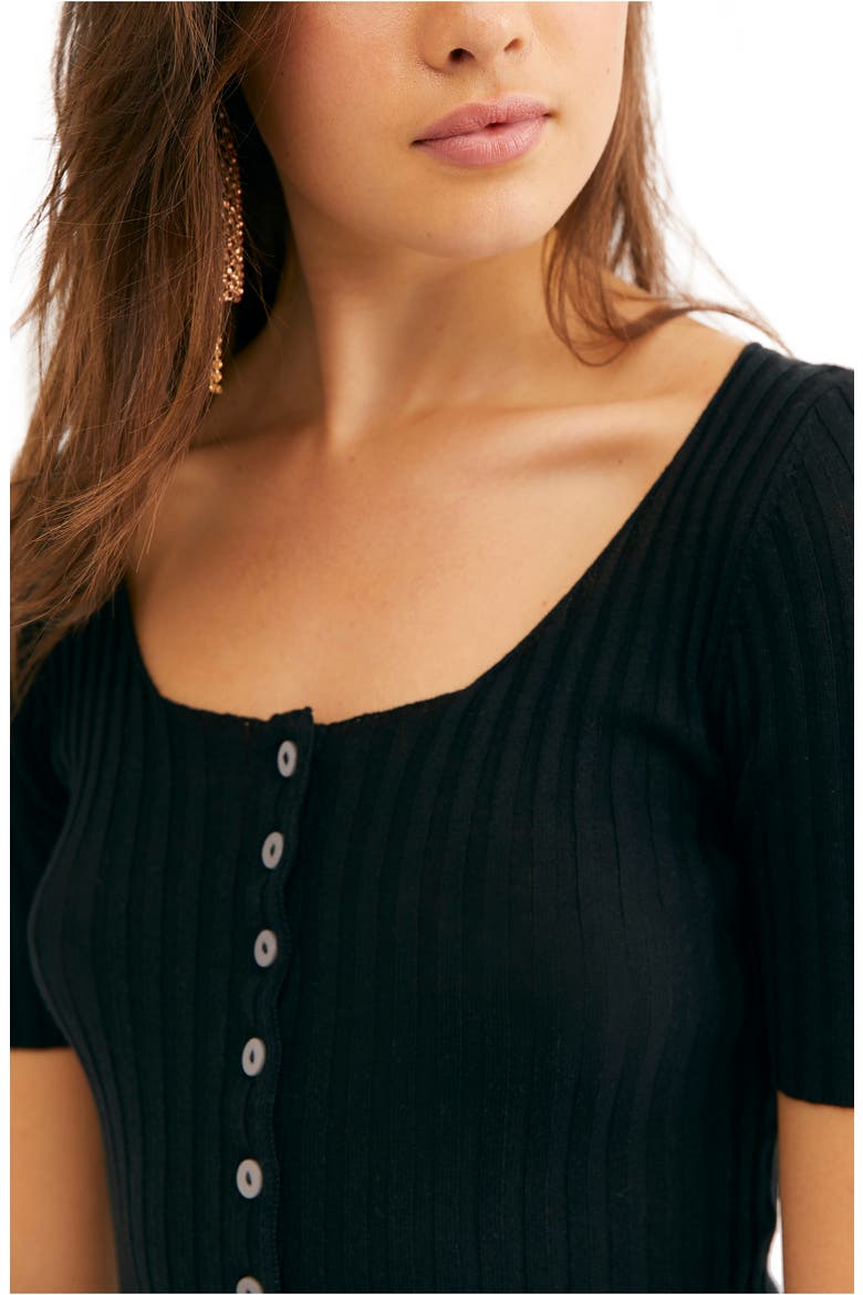 Little Cutie Crop Cardigan, Alternate, color, BLACK