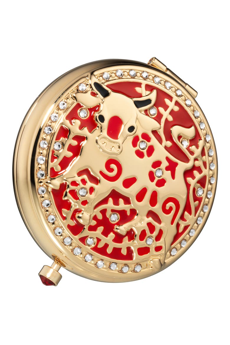 Year of the Ox Double Wear Pressed Powder Compact (Limited Edition), Main, color, NO COLOR