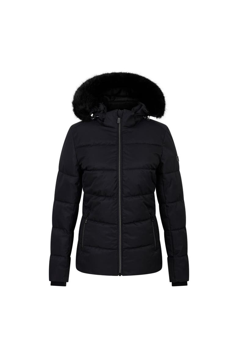 Glamorize V Ski Jacket, Main, color, Black