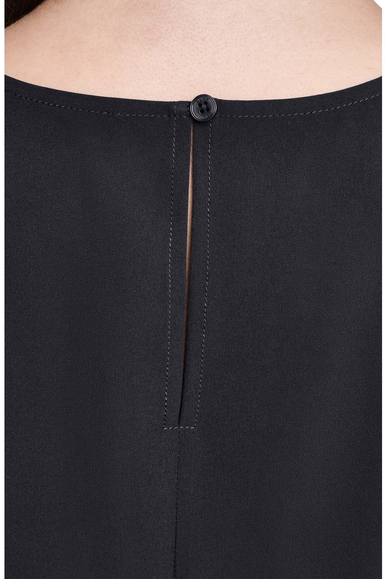 Commuter Sleeveless Swing Minidress, Alternate, color, BLACK