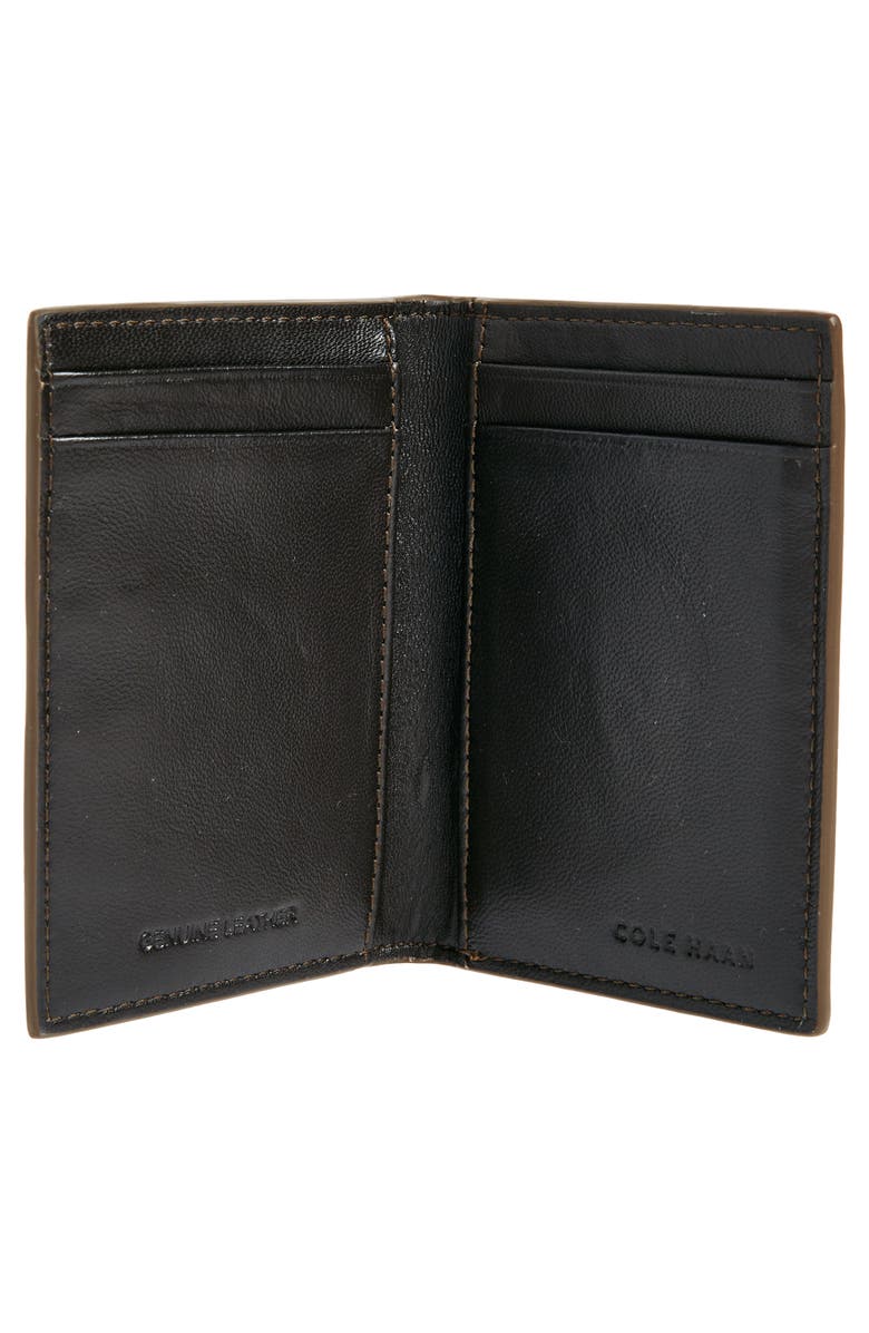 Cole Haan Colorblock Folded Card Case, Alternate, color, 