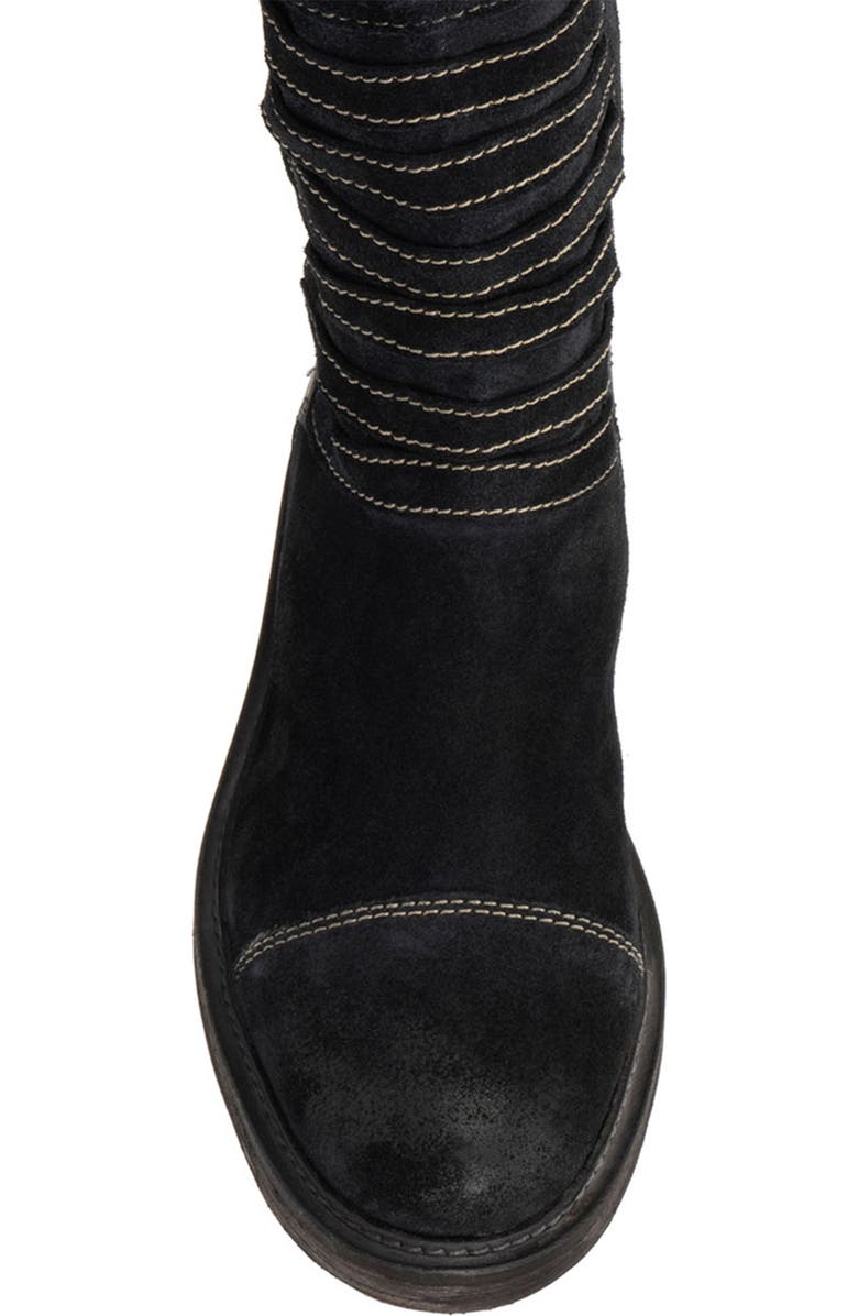 VINTAGE FOUNDRY Evelyn Topstitched Boot, Alternate, color, Black