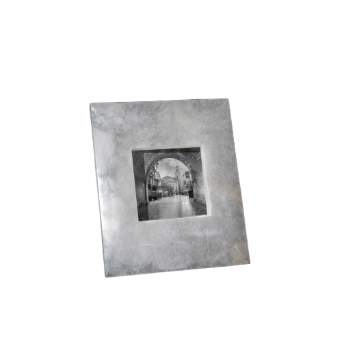 The Collective Home Santo Alabaster Frame In White