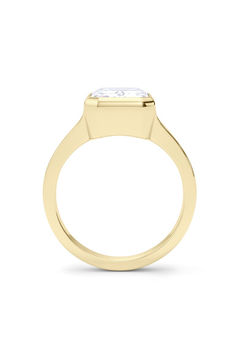 Emerald Cut Cigar Lab Created Diamond Ring, Alternate, color, 4.00 CTW 18K YELLOW GOLD