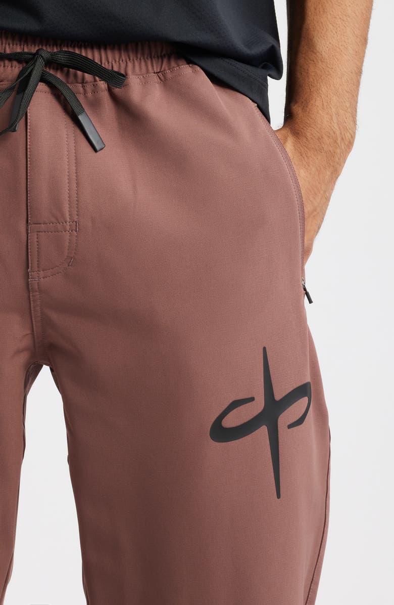 SANTO STUDIO Tempo Ciao Bella Tech Performance Joggers, Alternate, color, Espresso