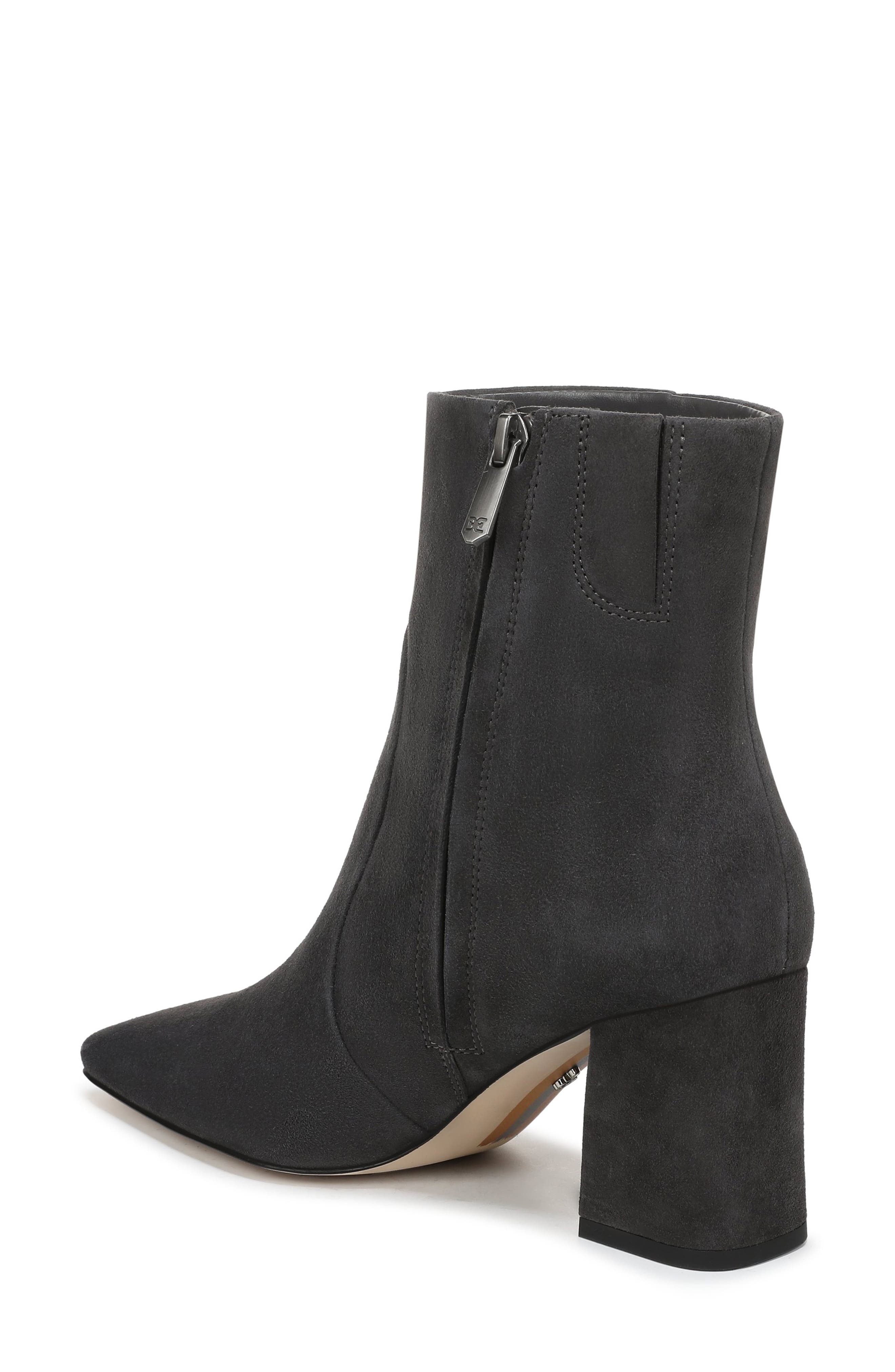 Scottie Block Heel Bootie, Alternate, color, GRAPHITE GREY