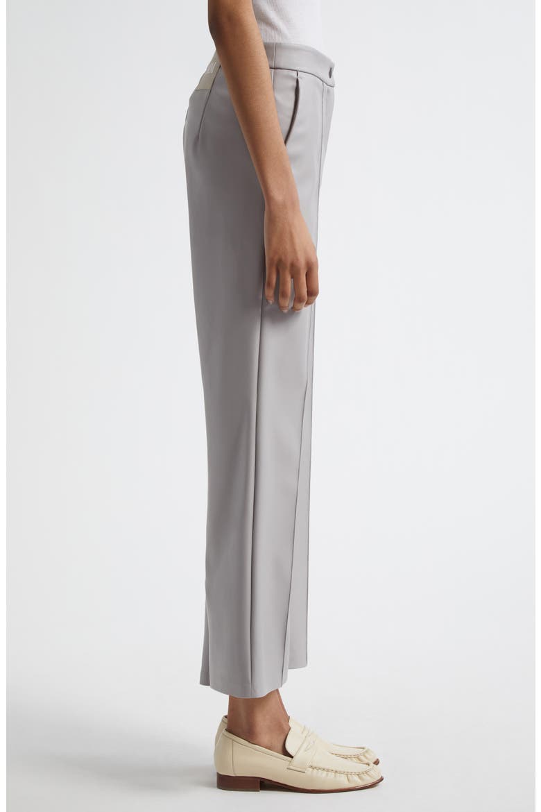 Sport Faux Leather Ankle Pants, Alternate, color, LIGHT GREY