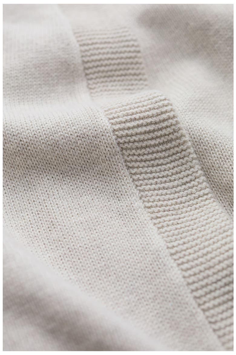 Riverboat Organic Cotton Cardigan, Alternate, color, CHALK