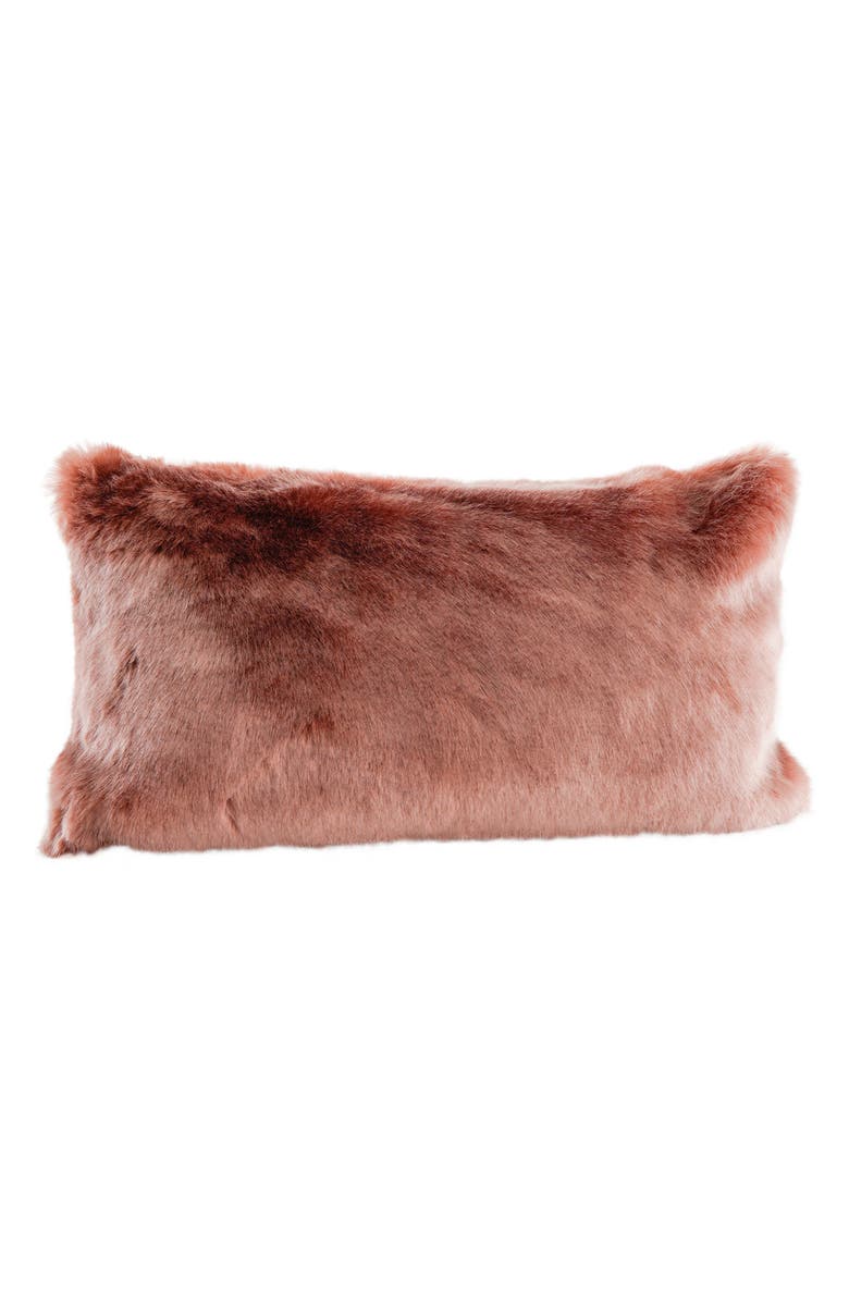 DONNA SALYERS FABULOUS FURS Couture Collection Faux Fur Pillow, Main, color,