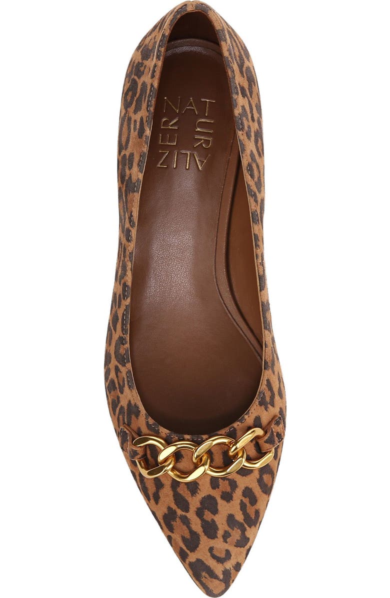 Naturalizer Becca Skimmer Pointed Toe Pump, Alternate, color, Dark Tan