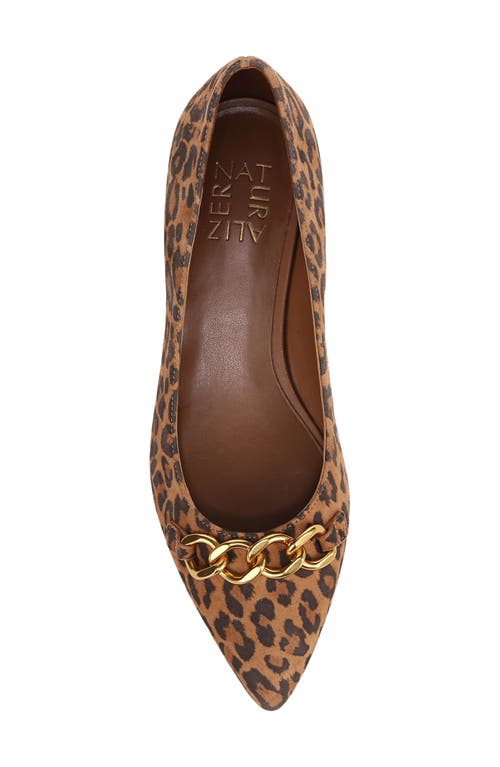 Shop Naturalizer Becca Skimmer Pointed Toe Pump In Dark Tan