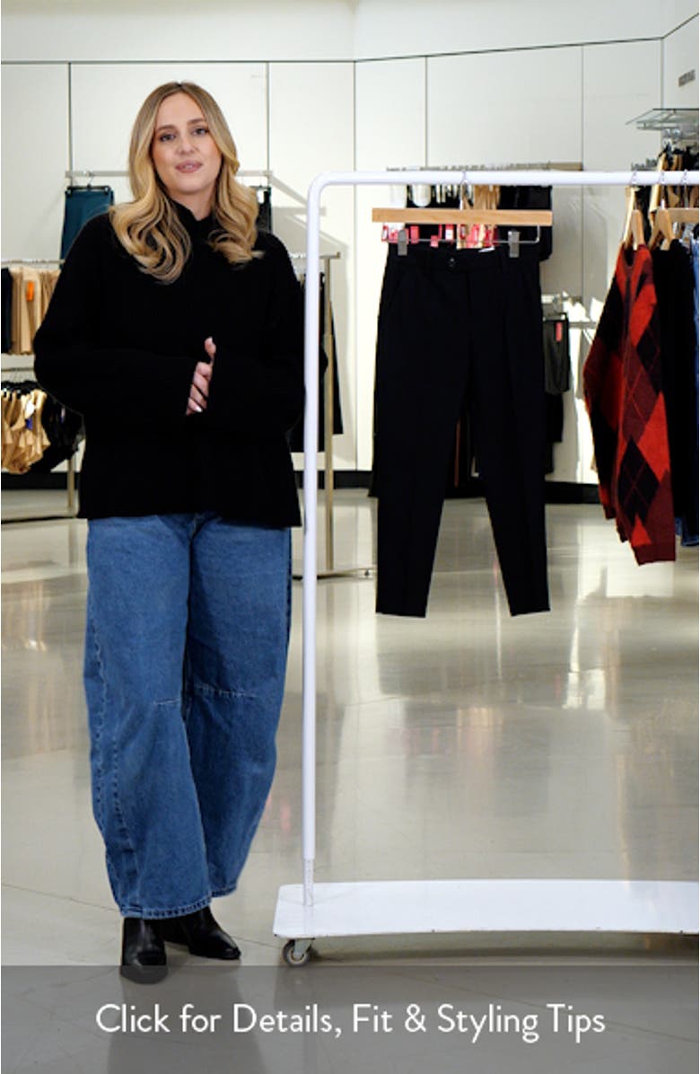 Kids' Solid Black Flat Front Dress Pants, sales video thumbnail