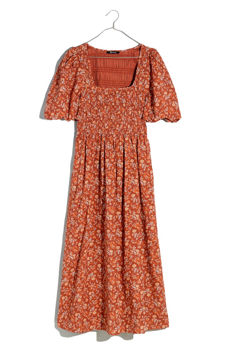 Lucie Puff Sleeve Midi Dress