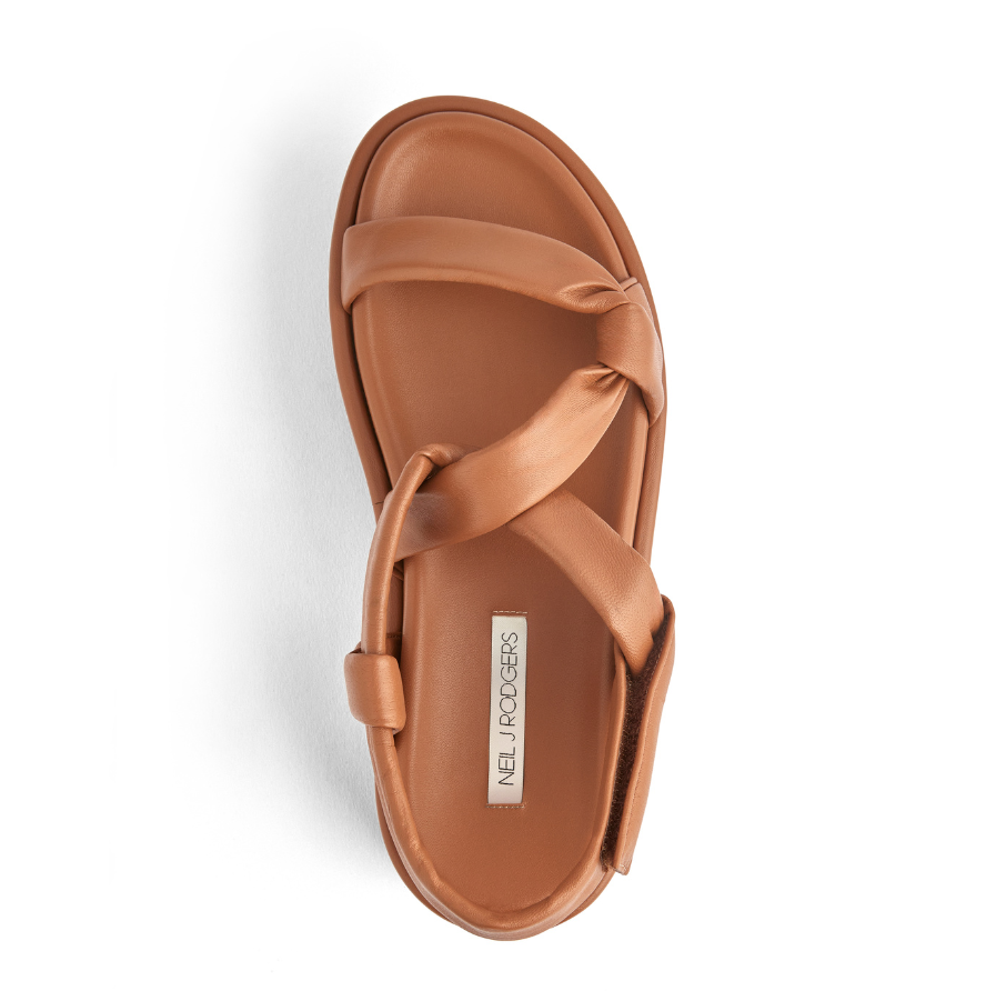 Obi Flatform, Alternate, color, Cognac Nappa