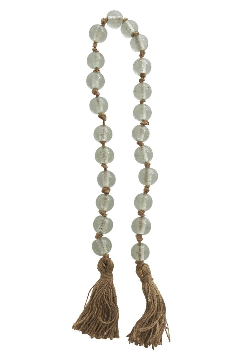 Bohemian Glass Beaded Tassel Garland, Alternate, color, CLEAR