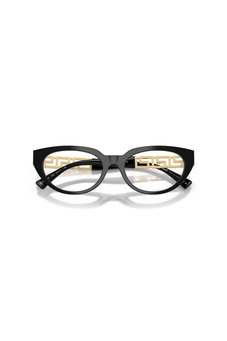 52mm Cat Eye optical glasses, Alternate, color, Black