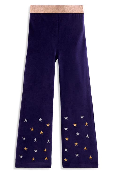 Kids' Velvet Flared Leggings