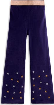 Mini Boden Kids' Velvet Flared Leggings