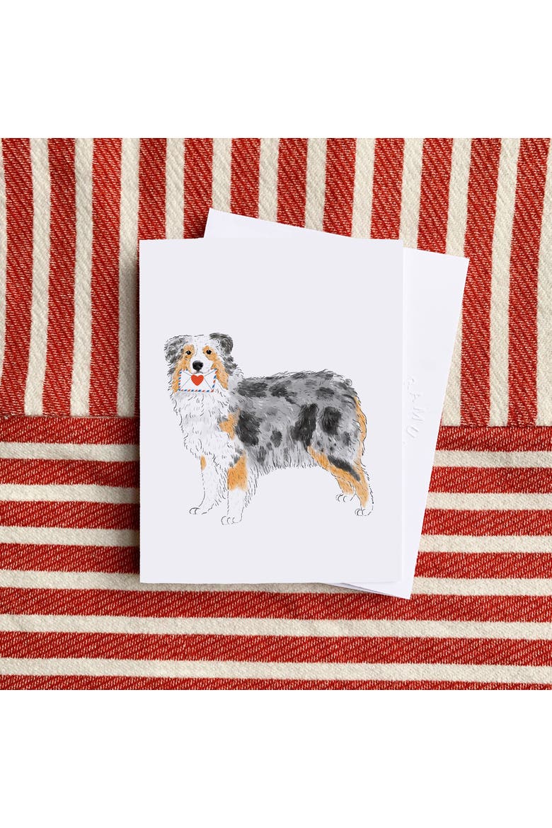 Love/Valentine's Greeting Card Pack (3ct) "Dog Love Mail Aussie", Alternate, color, Multi-Pack