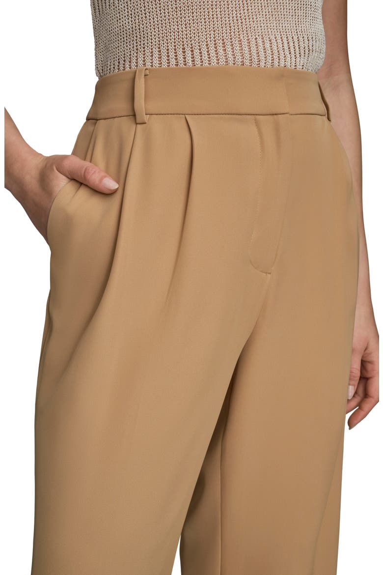Pleated Wide Leg Pants, Alternate, color, FAWN