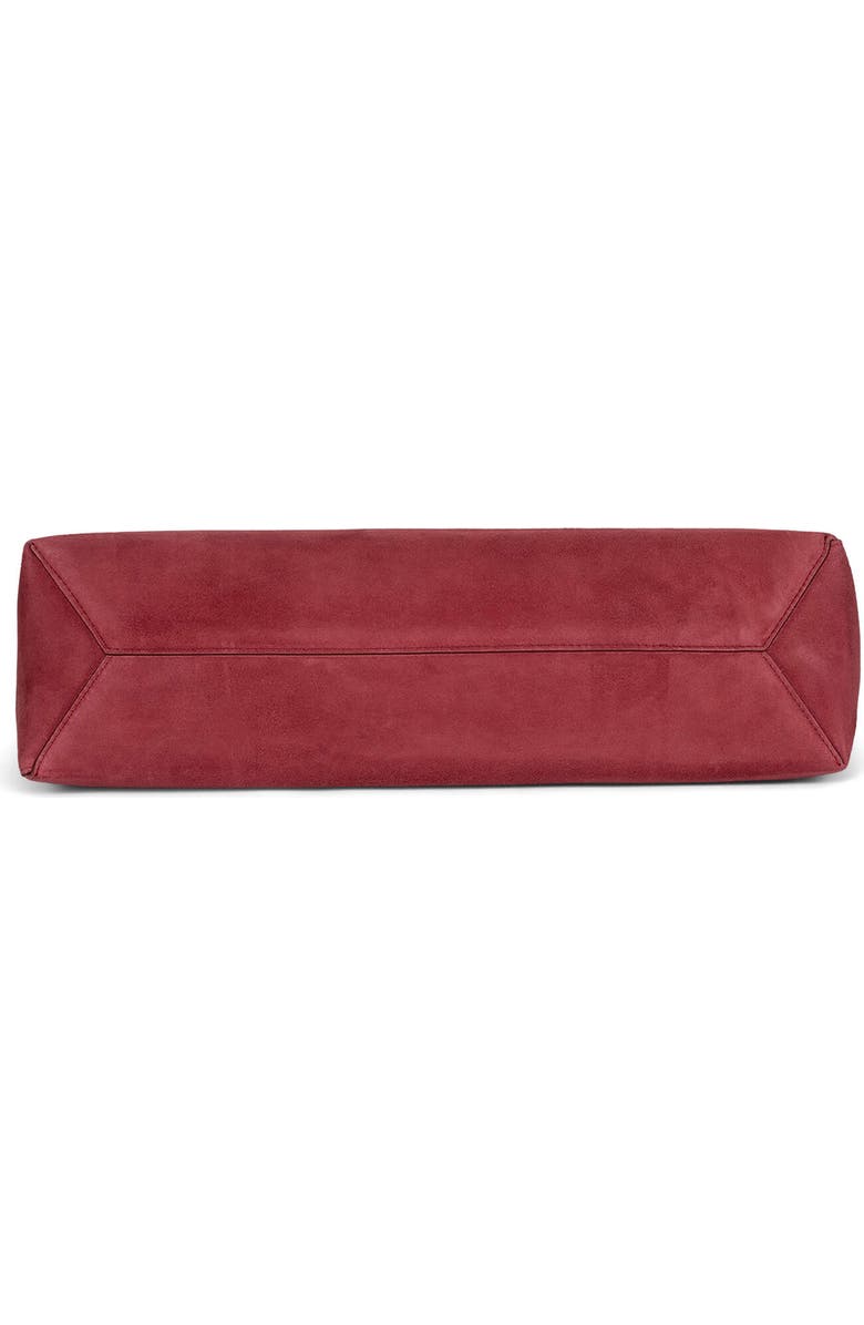 Jeffrey Campbell Toolbox Leather Clutch, Alternate, color, Deep Rose Suede