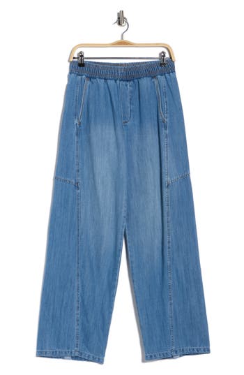 Democracy Rel Straight Leg Pants In Blue