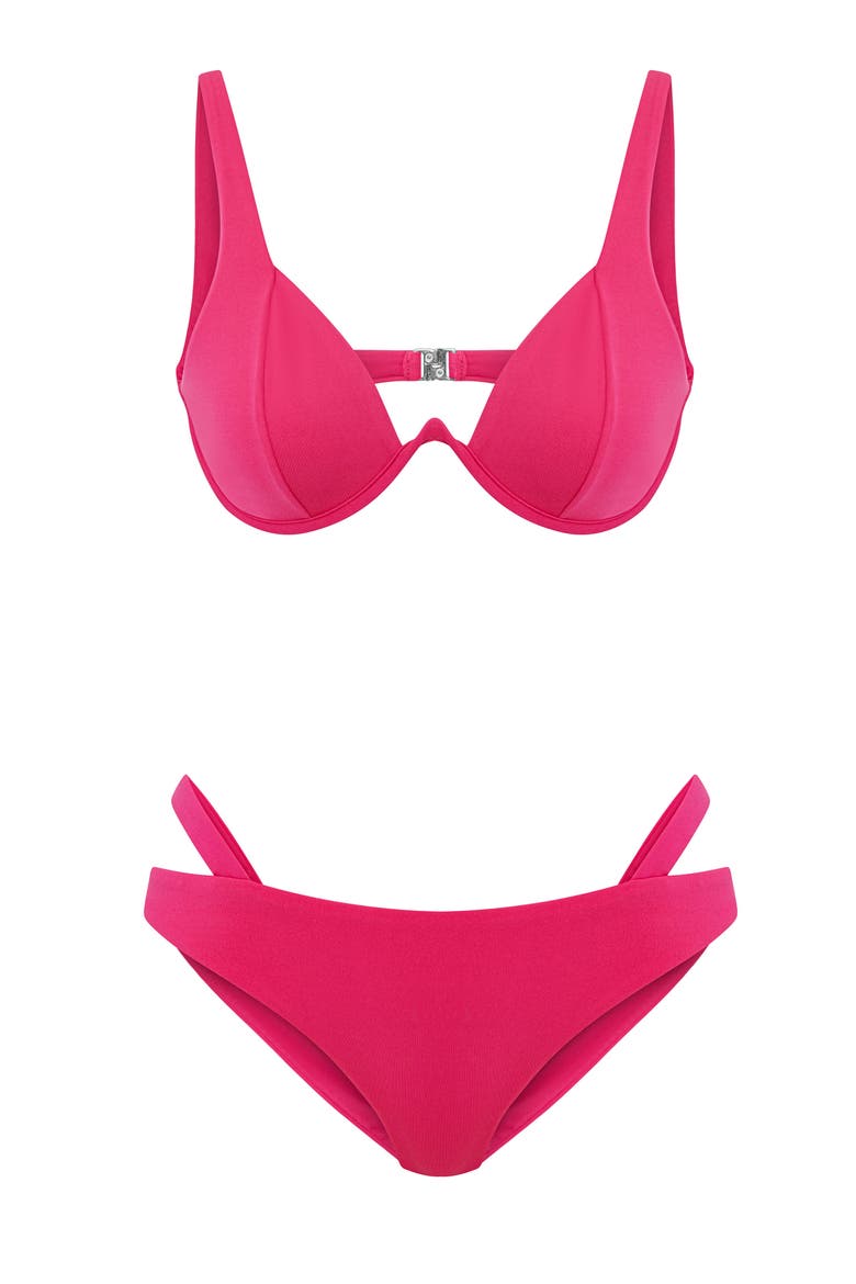 Cleo Bikini Swimwear, Main, color, PINK