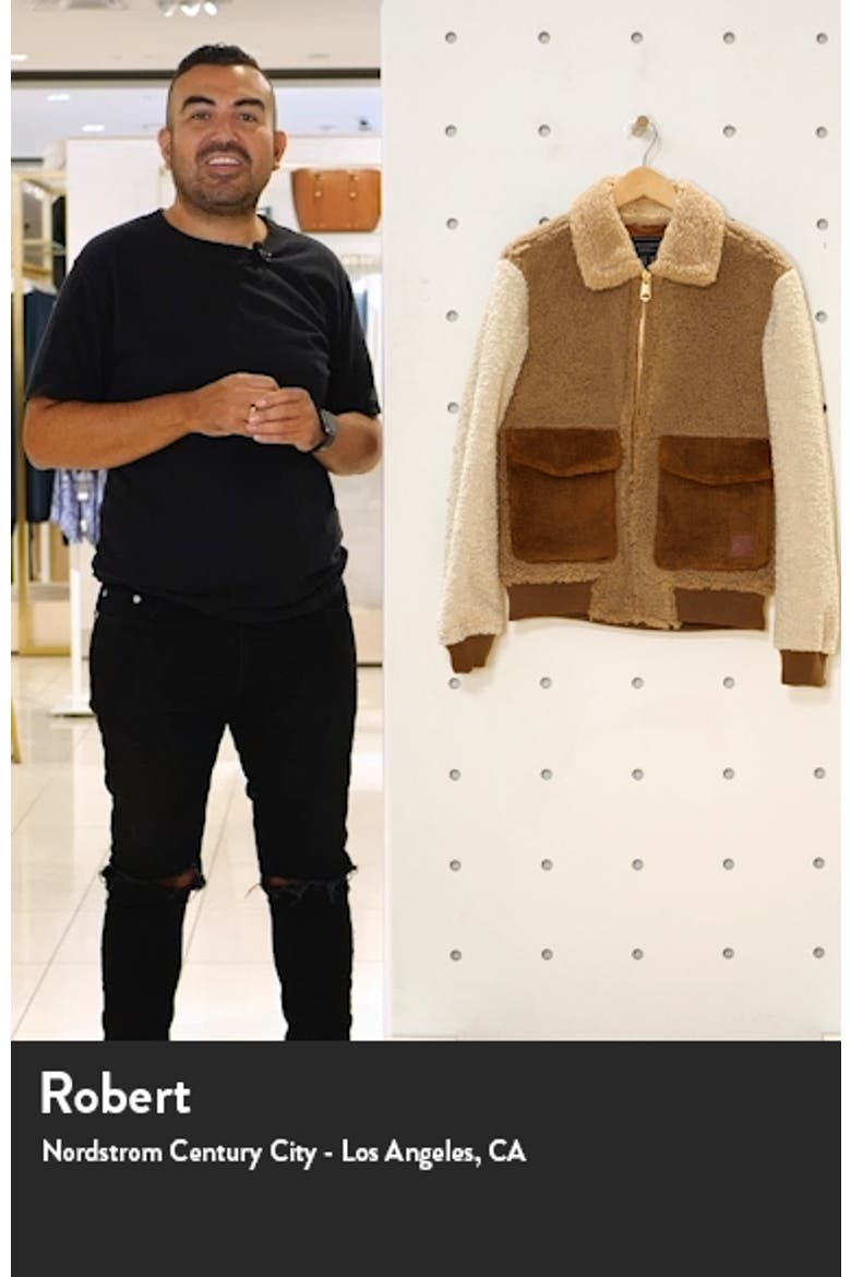 Colorblock Fleece Bomber Jacket video