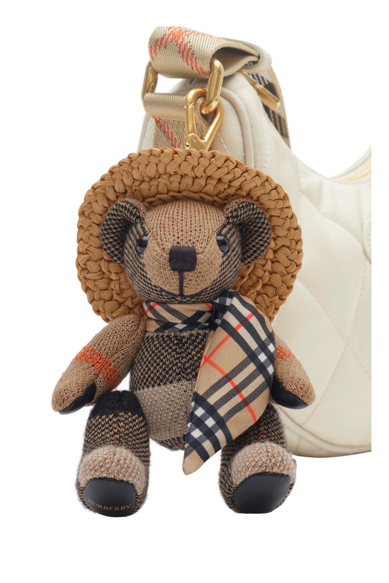 Thomas Bear Charm, Alternate, color, Sand beige