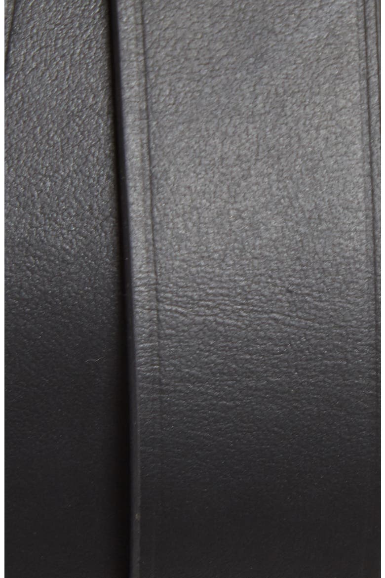 Leather Double Wrap Belt, Alternate, color, NOIR