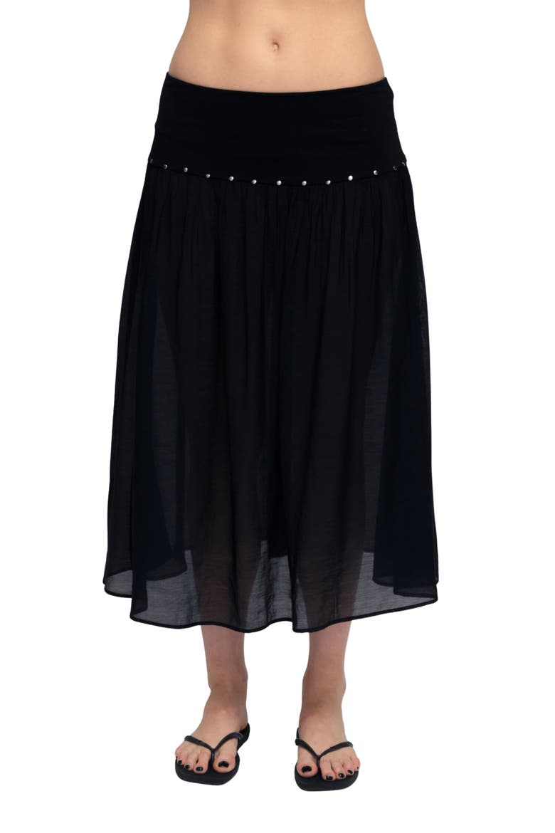 Yuna Midi Skirt, Main, color, BLACK