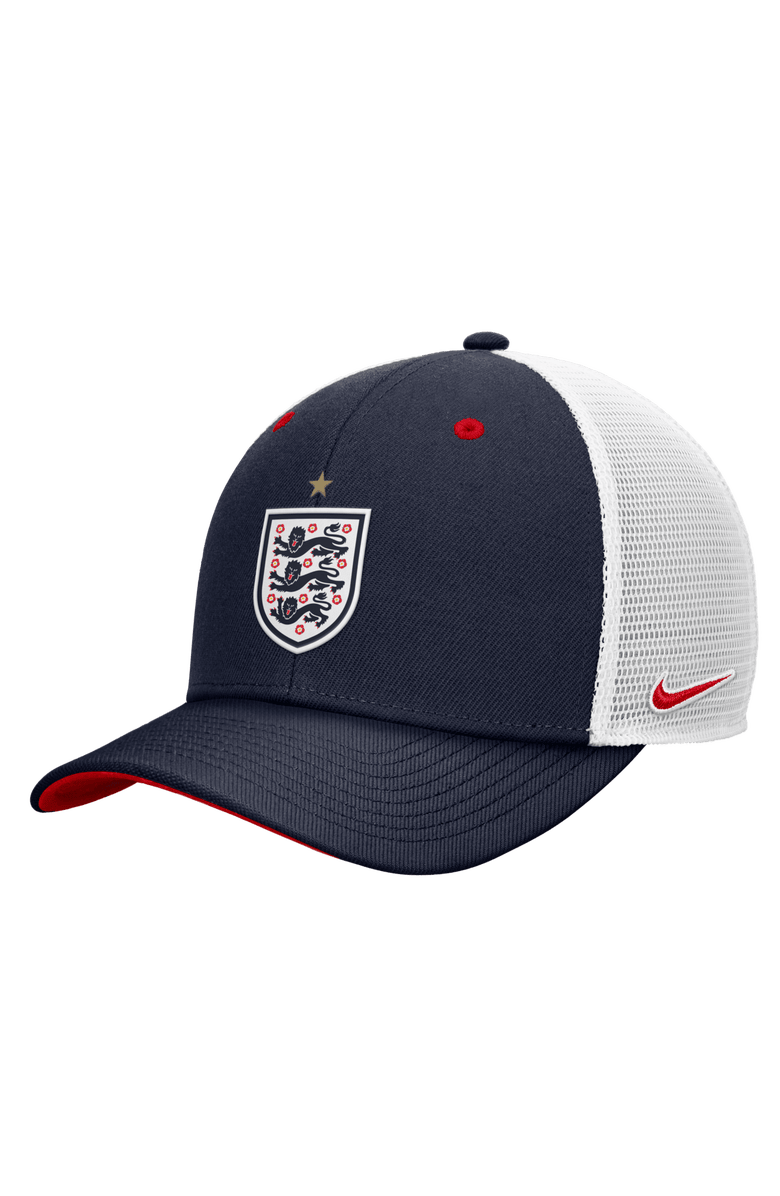 Nike Men's Nike Navy England National Team Rise Trucker Adjustable Hat, Main, color, Navy