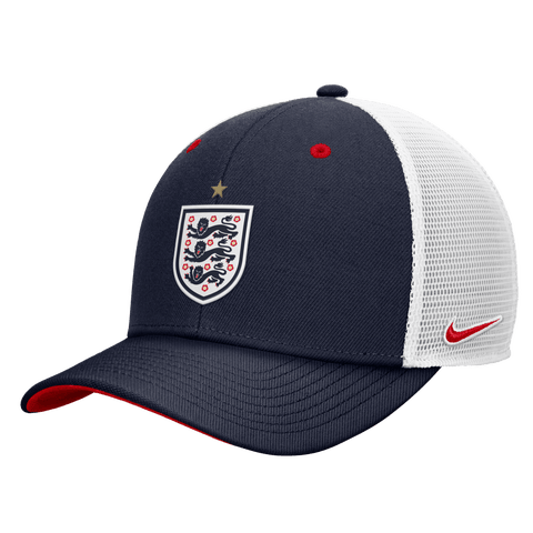 Men's Nike Navy England National Team Rise Trucker Adjustable Hat