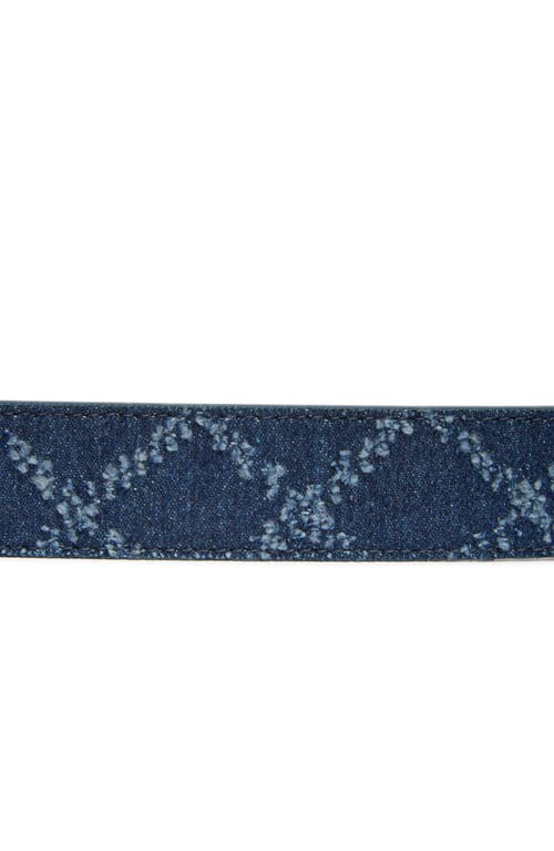 KURT GEIGER KURT GEIGER LONDON DENIM LOCK BELT