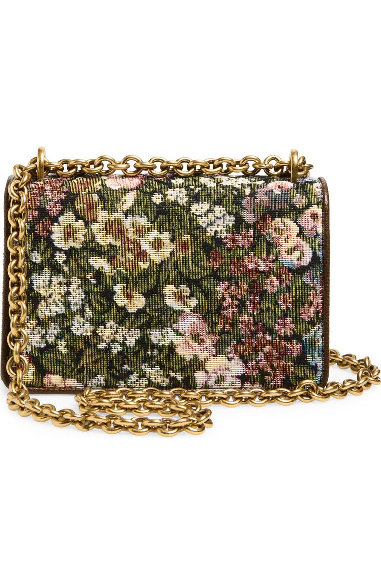 Valentino Garavani Small DeVain Floral Jacquard Shoulder Bag, Alternate, color, Multi Pink