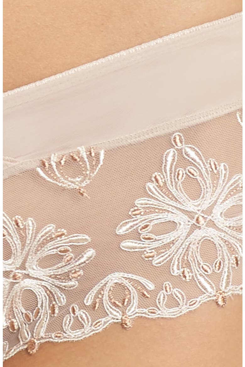 Champs-Élysées Hipster Panties, Alternate, color, CAPPUCCINO
