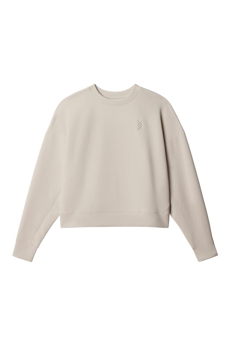 DreamGlow Crewneck Sweatshirt, Alternate, color, SAND