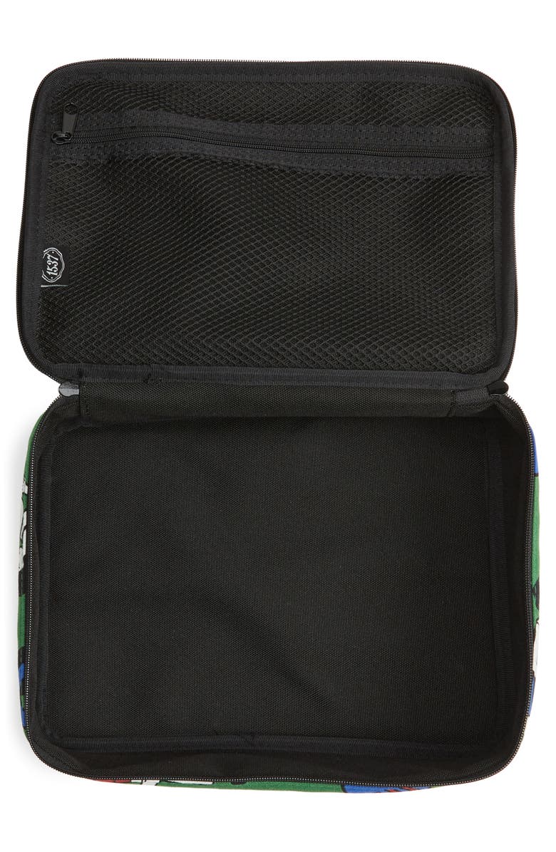 OOHLALA Beauty Multi Block Print Cosmetics Pouch, Alternate, color, 