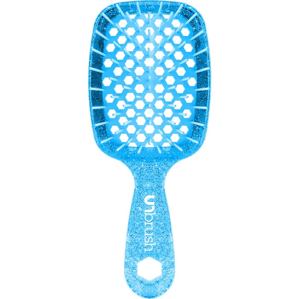 Unbrush Detangling Hair Brush Mini Pastel Collection In Blue