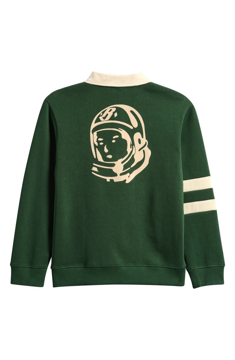Billionaire Boys Club Kids' Academic Long Sleeve Polo, Alternate, color, Greener Pastures