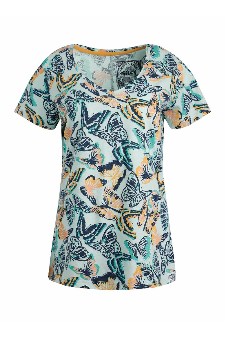 Merica Printed Jersey T-Shirt, Alternate, color, Seafoam