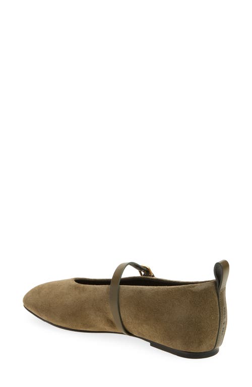 Rag & Bone Spire Mary Jane Flat In Green