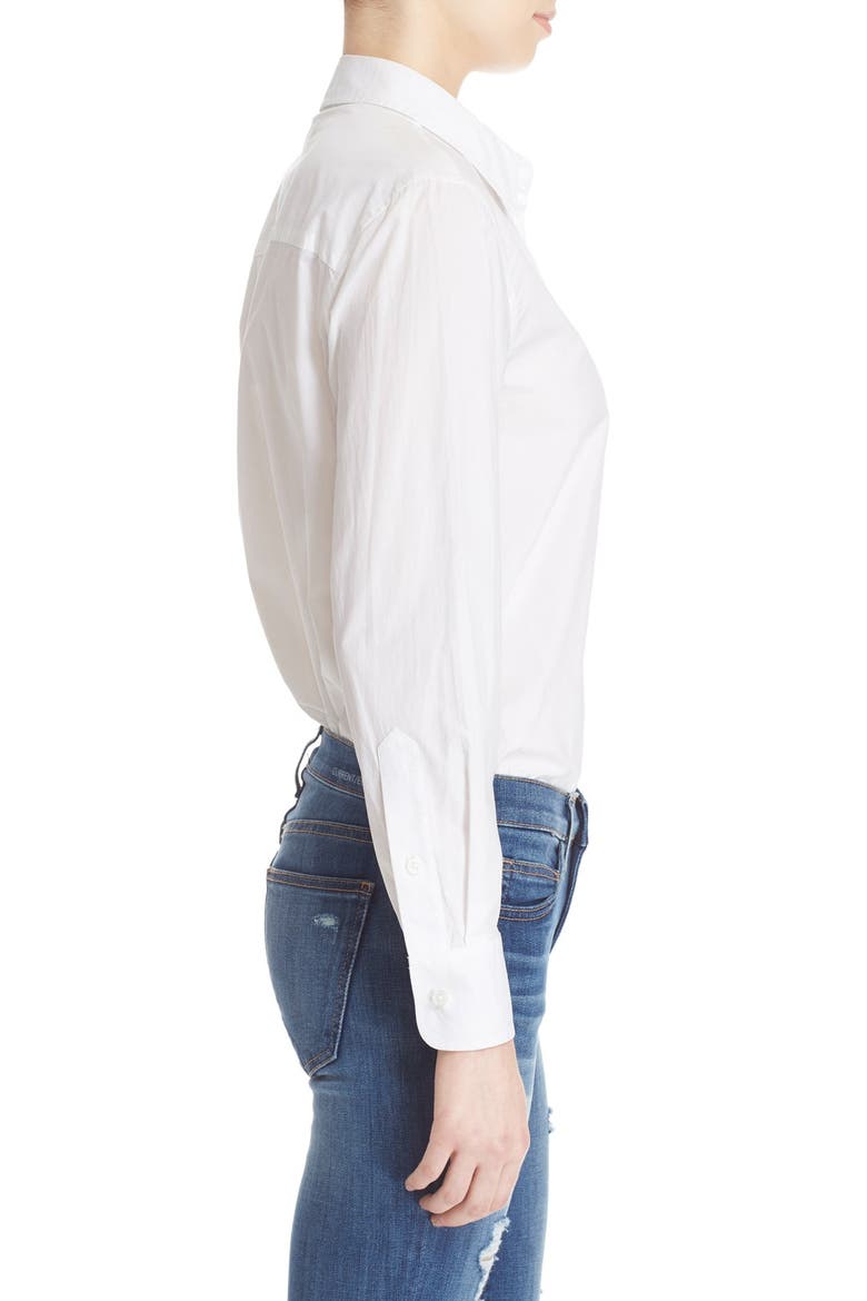 'Kenton' Cotton Shirt, Alternate, color, WHITE